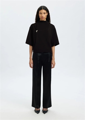 Ria 2/4 ss bluse Black Selected Femme 